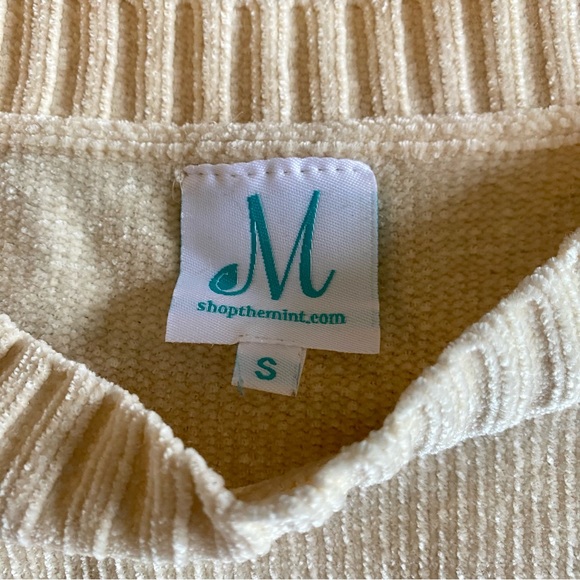 Mint - Get Involved White Chenille Sweater - size Small - Picture 2 of 8